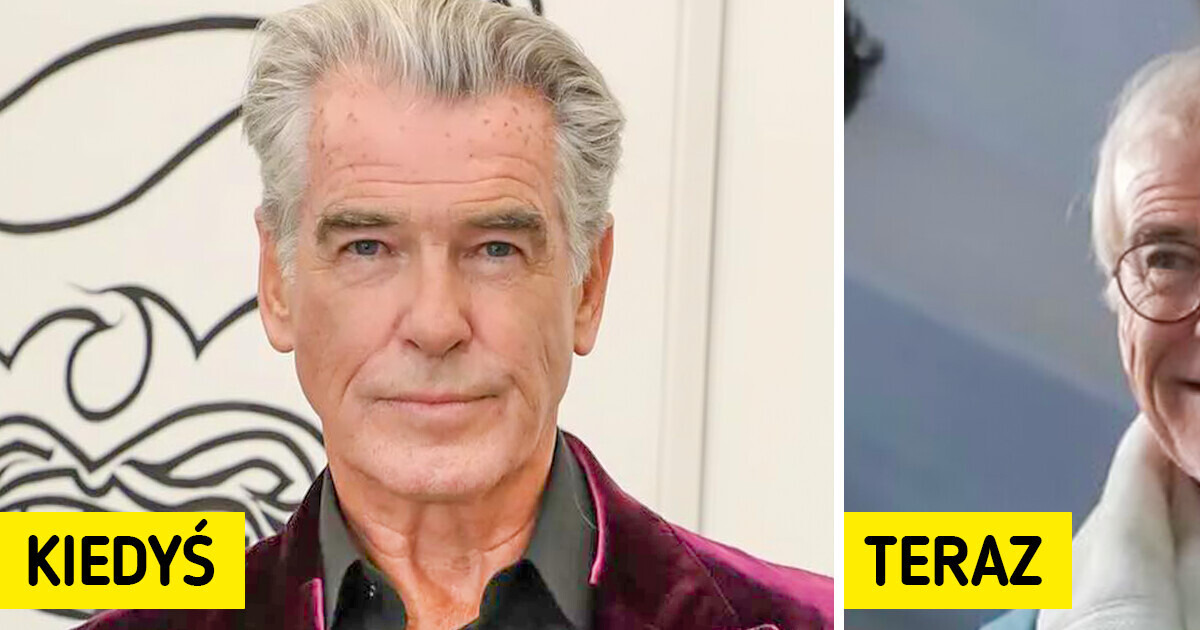 Pierce Brosnan pokazał swój nowy image z łysą głową Jest nie do