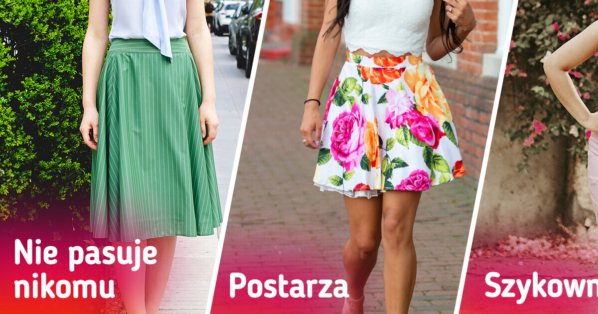 7 modeli spódnic, które bez wyrzutów sumienia możemy wyrzucić z szafy