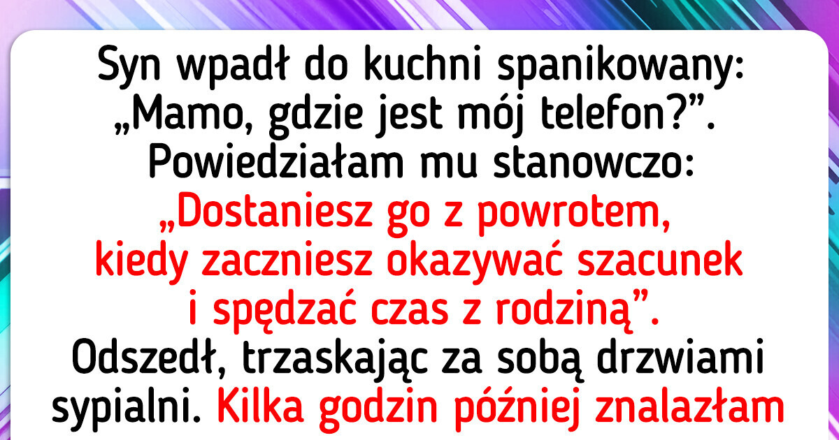Mój syn jest uzależniony od telefonu, więc pozbawiłam go dostępu do ekranów Mój syn jest uzależniony od telefonu, więc pozbawiłam go dostępu do ekranów