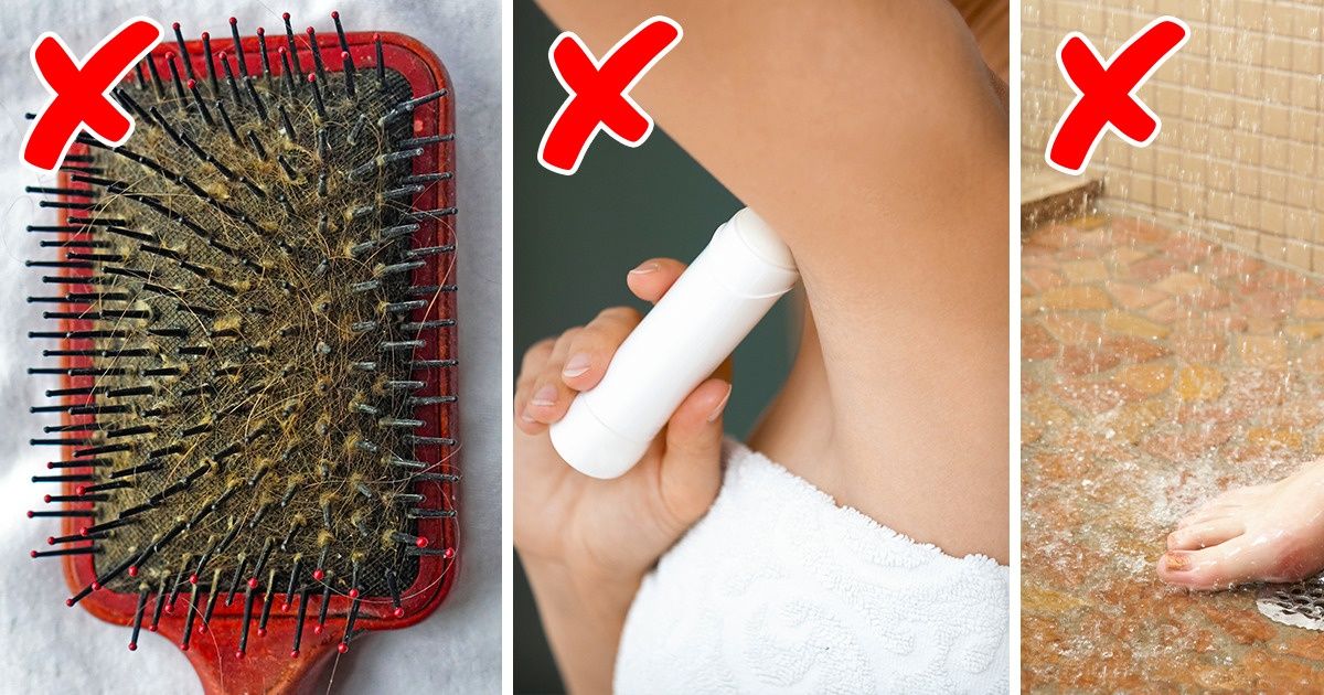 10 niedobrych nawyków higieny osobistej 10 niedobrych nawyków higieny osobistej