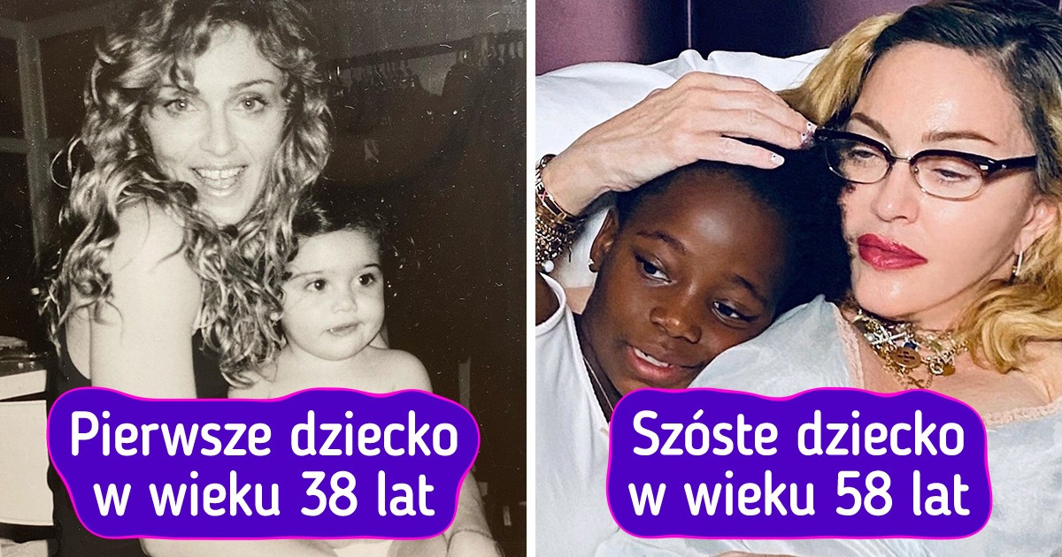 Jak Madonna łamała stereotypy i zdecydowała się na ponowne macierzyństwo w wieku prawie 60 lat
