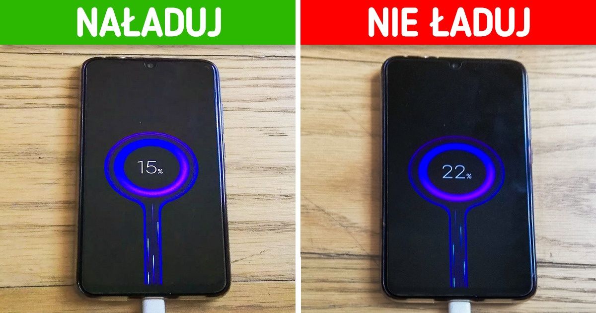 10 błędów w ładowaniu telefonu, które wreszcie przestaniesz popełniać