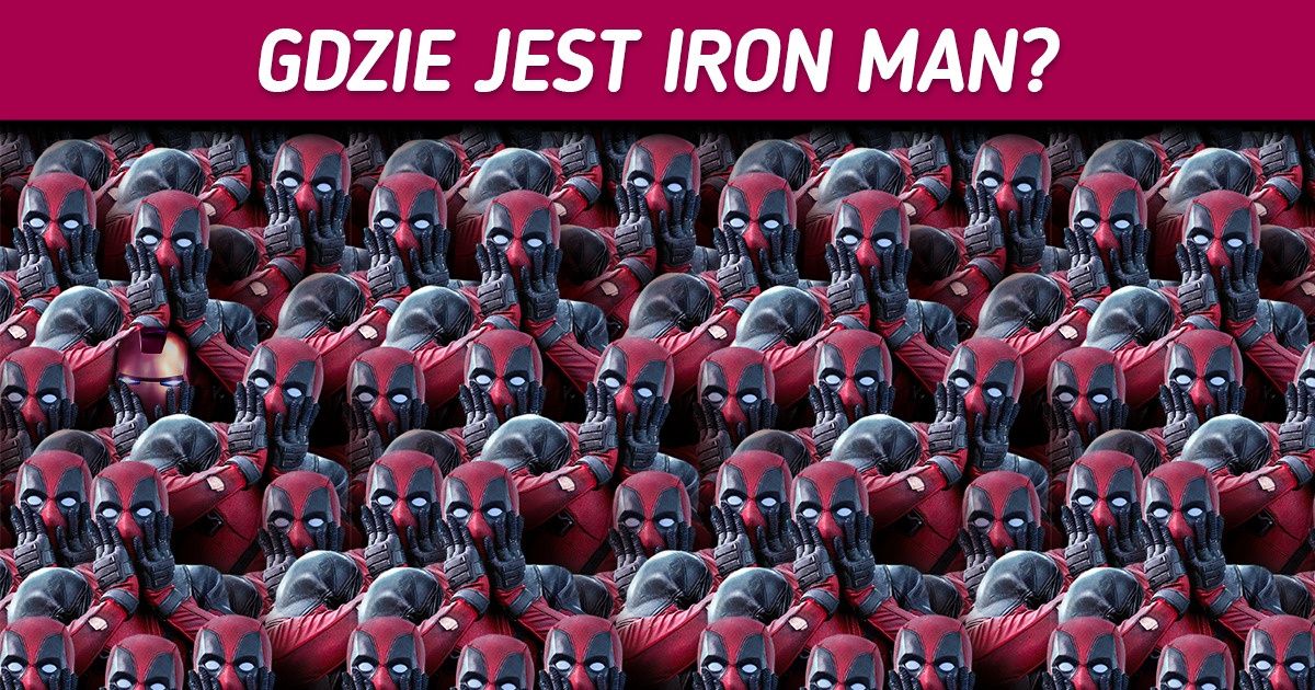 Sprawdź swój wzrok i spróbuj odnaleźć 15 superbohaterów ukrytych na tych obrazkach Sprawdź swój wzrok i spróbuj odnaleźć 15 superbohaterów ukrytych na tych obrazkach