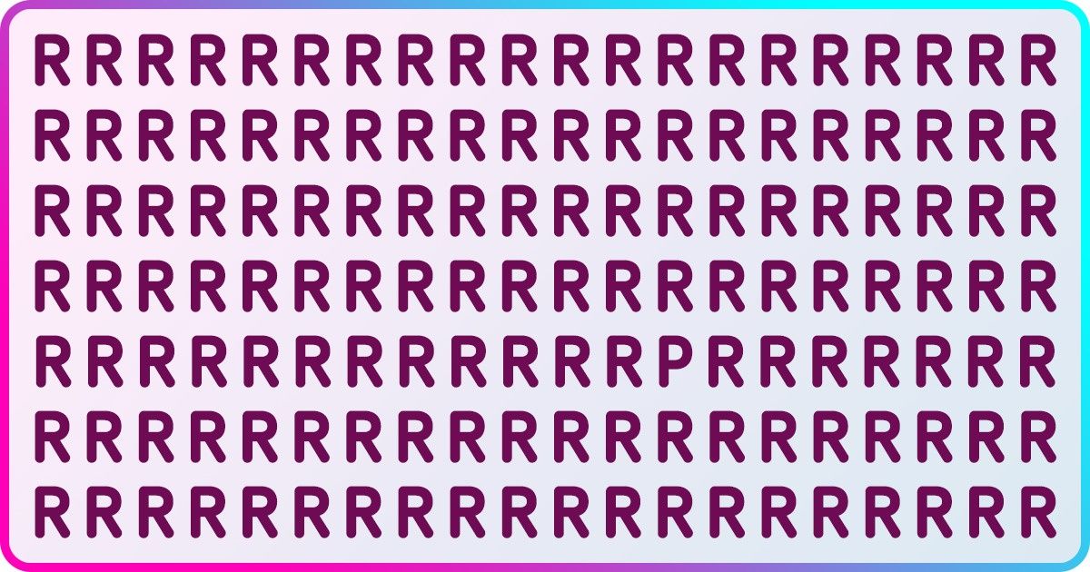 Test: Znajdź inną cyfrę lub literę w mniej niż 5 sekund Test: Znajdź inną cyfrę lub literę w mniej niż 5 sekund