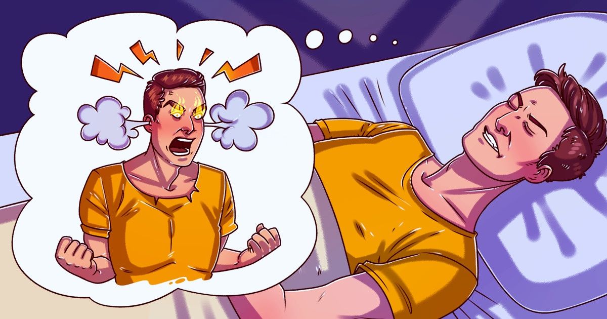 5 rzeczy, które mogą się wydarzyć, gdy idziesz spać zdenerwowany