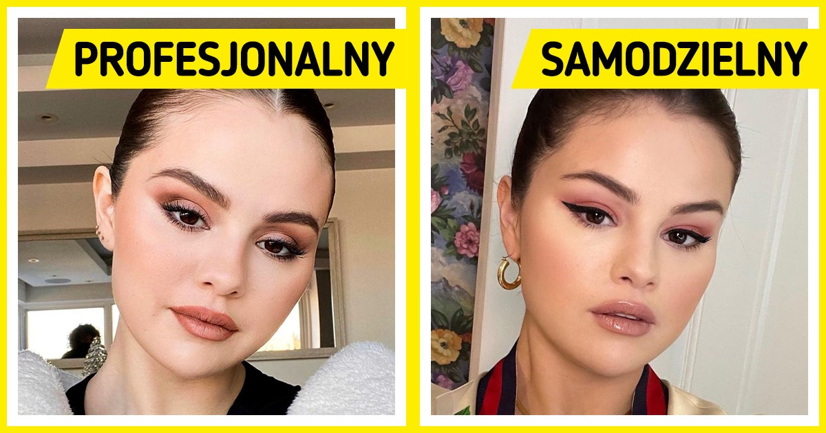 Jak wygląda 12 gwiazd z makijażem wykonanym przez profesjonalistów i przez nie same (trudno powiedzieć, który jest lepszy!) Jak wygląda 12 gwiazd z makijażem wykonanym przez profesjonalistów i przez nie same (trudno powiedzieć, który jest lepszy!)