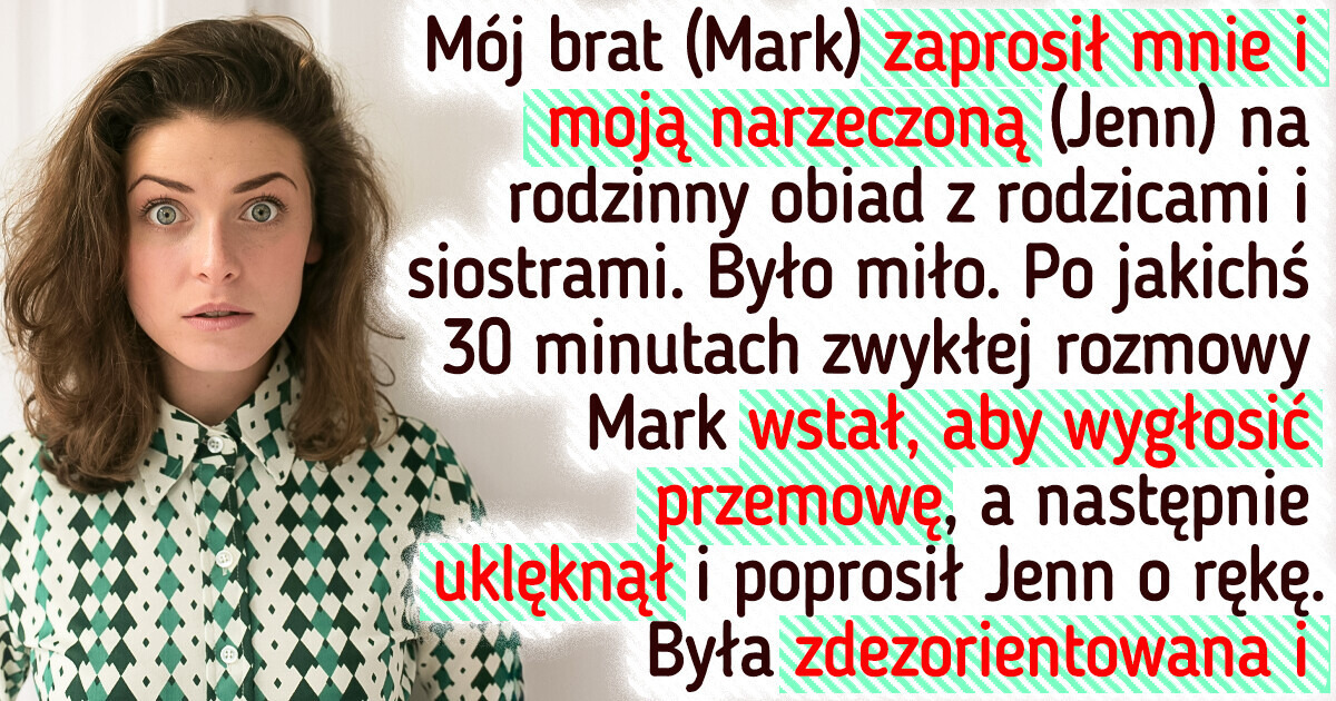 Mój brat poprosił moją narzeczoną o rękę, a moja matka stanęła po jego stronie Mój brat poprosił moją narzeczoną o rękę, a moja matka stanęła po jego stronie