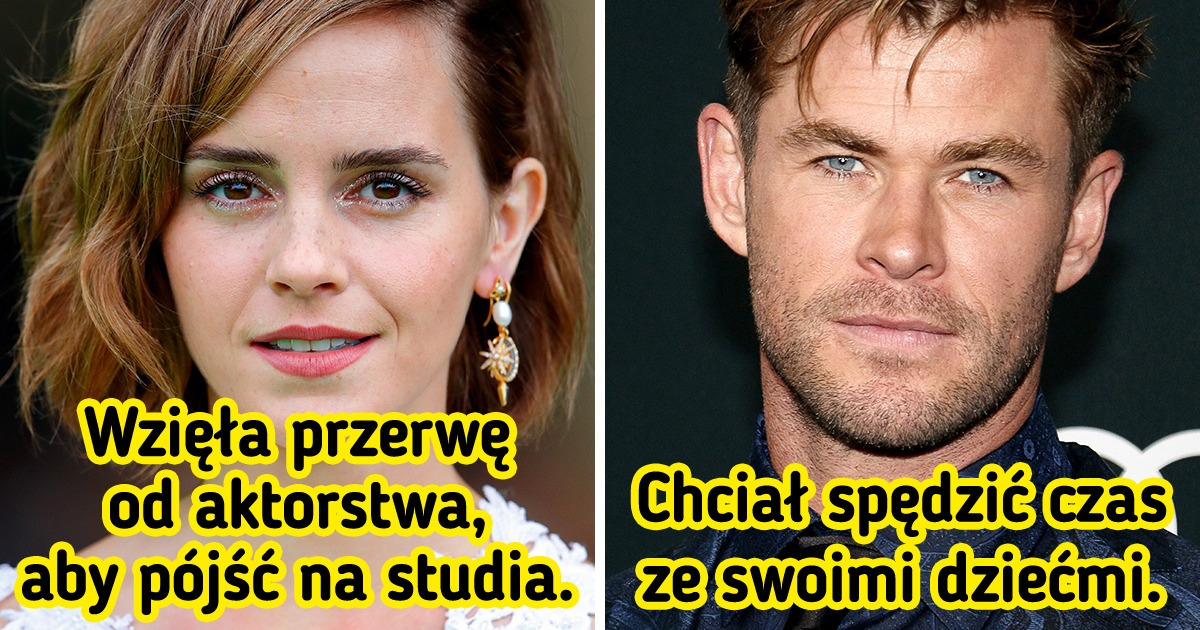 12 aktorów, którzy na jakiś czas zniknęli z ekranu i mieli ku temu dobry powód