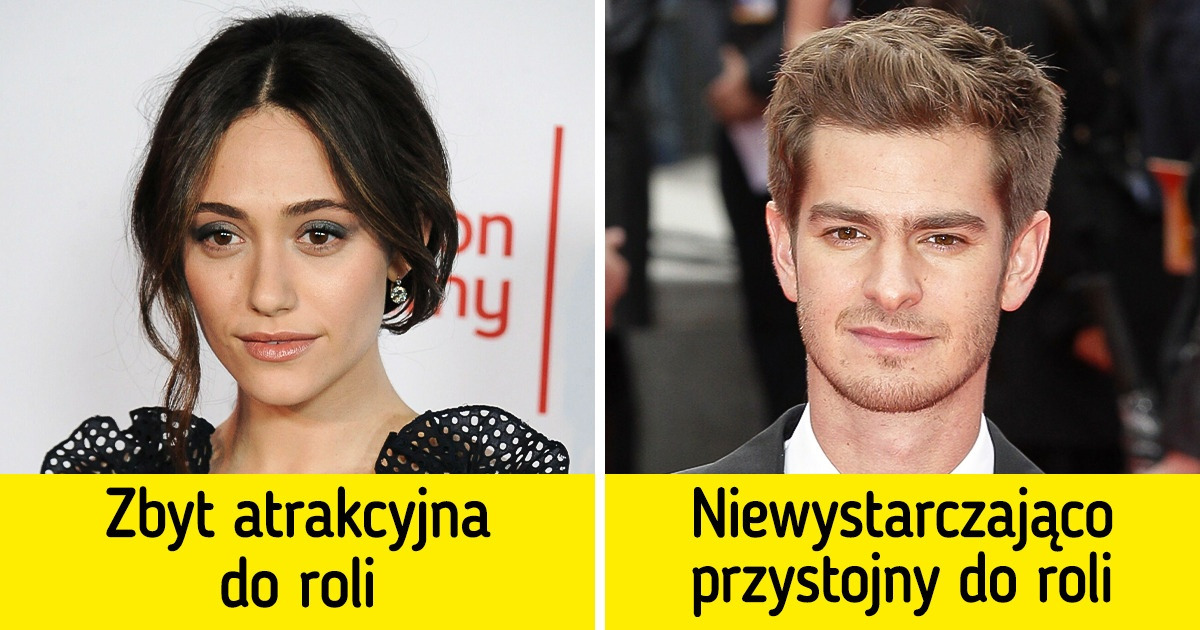 7 aktorów, którzy zostali uznani za „zbyt brzydkich” lub „zbyt ładnych” do roli