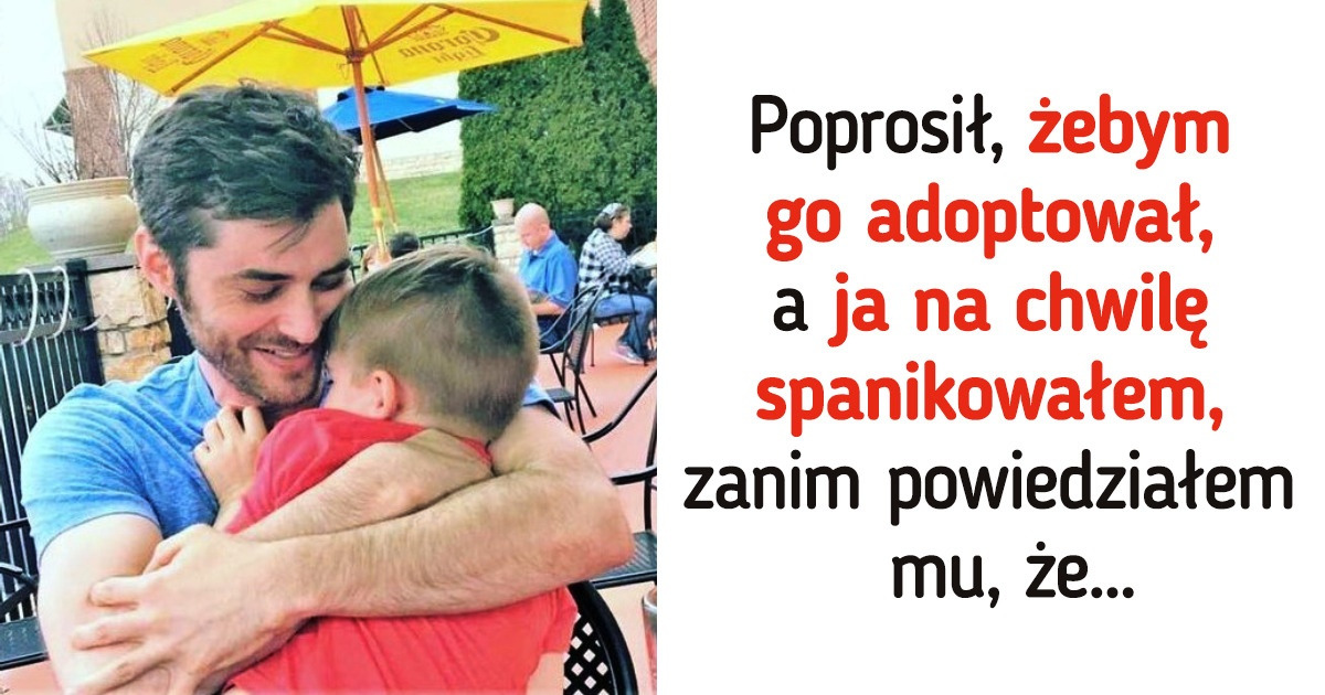 „Czy teraz mogę do ciebie mówić tato?” — chłopiec pyta mężczyznę, czy może zostać jego synem