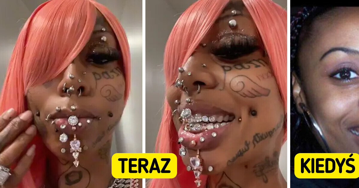 Babcia z tatuażami na twarzy i kolczykami odpiera zarzuty krytykujących jej wygląd