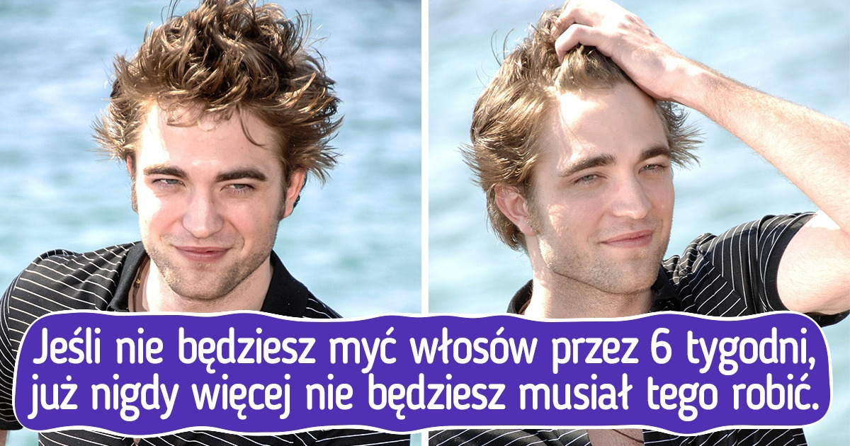 Dlaczego Robert Pattinson postanowił wrócić do mycia włosów po długiej przerwie Dlaczego Robert Pattinson postanowił wrócić do mycia włosów po długiej przerwie