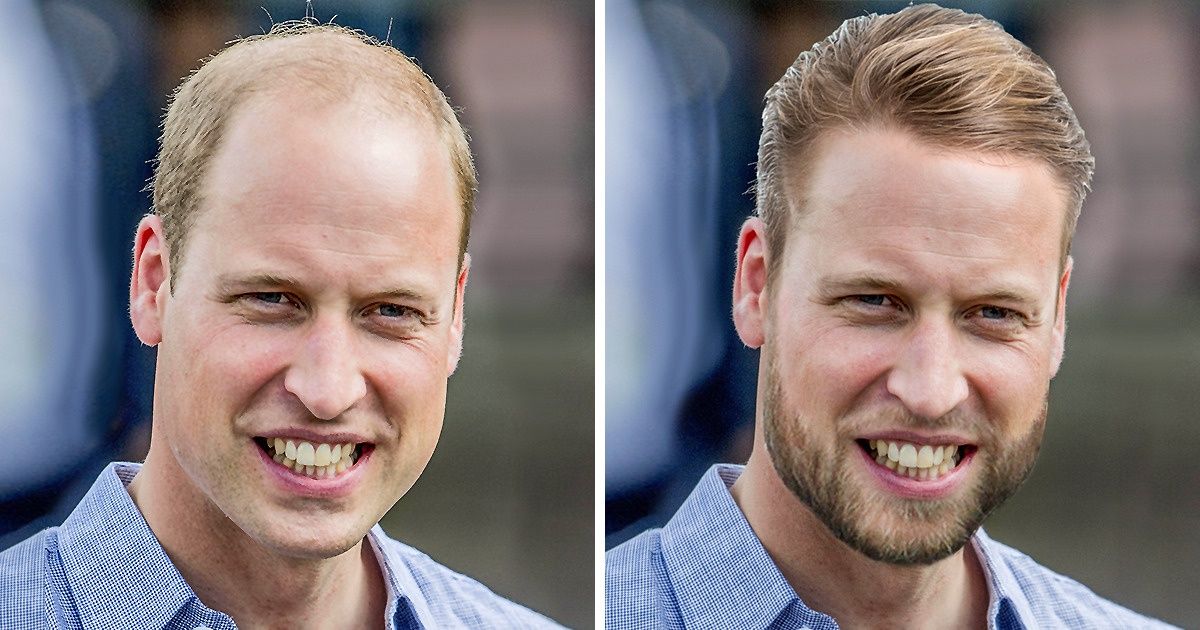 Jak wyglądaliby członkowie brytyjskiej rodziny królewskiej, gdyby idealnie wpisywaliby się we współczesny kanon piękna