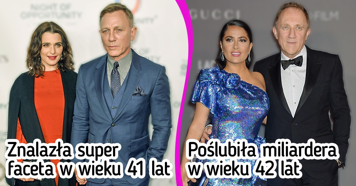 13 słynnych piękności, które nie dbały o „tykający zegar” i wyszły za mąż, kiedy uznały, że przyszedł ich czas