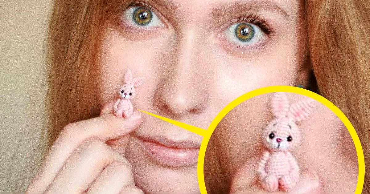 Rosyjska artystka robi na szydełku maleńkie pluszaki, które zmieszczą się w każdej kieszeni Rosyjska artystka robi na szydełku maleńkie pluszaki, które zmieszczą się w każdej kieszeni