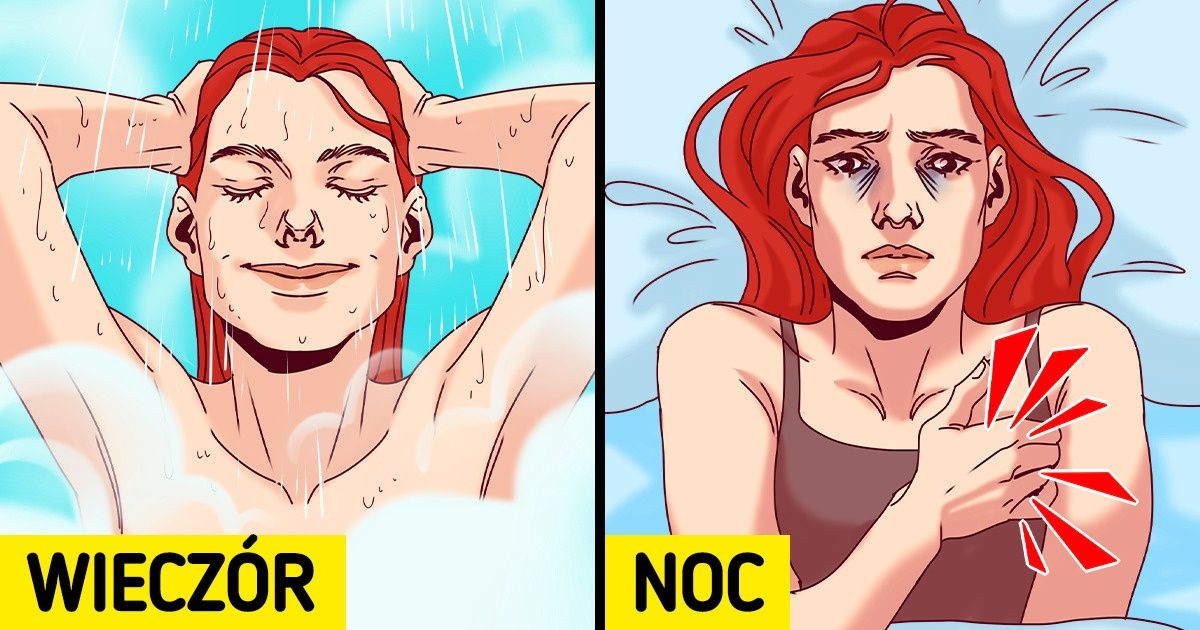 Dlaczego lepiej nie brać prysznica tuż przed snem Dlaczego lepiej nie brać prysznica tuż przed snem