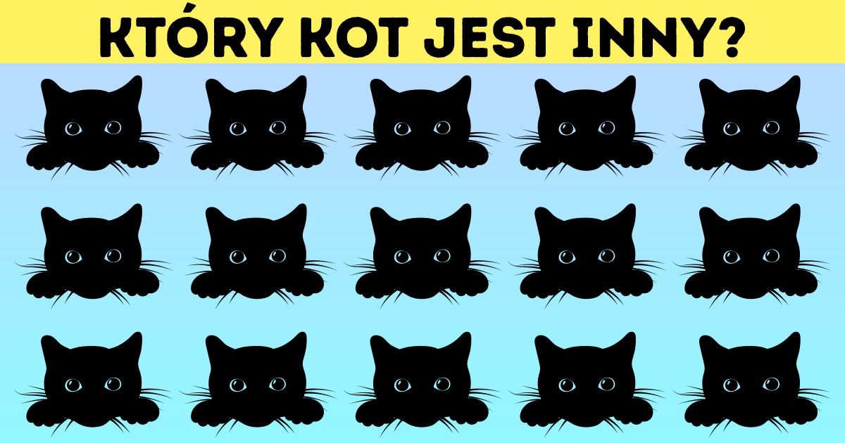 Test: Znajdź niepasujące elementy w mniej niż 10 minut