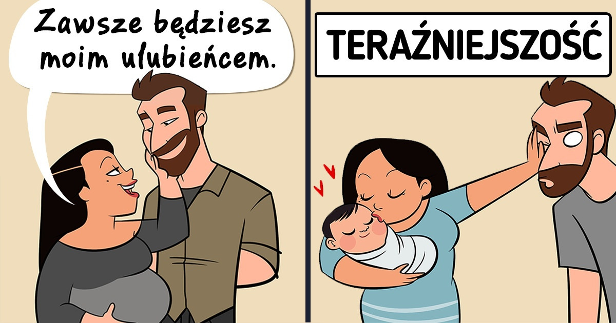 Artystka ilustruje trudności bycia żoną i matką na tyle trafnie, że nie pozostaje nic innego, jak tylko się uśmiechnąć Artystka ilustruje trudności bycia żoną i matką na tyle trafnie, że nie pozostaje nic innego, jak tylko się uśmiechnąć