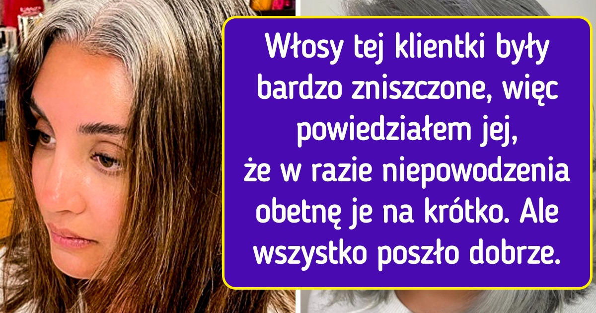 20 metamorfoz, które pomogły kobietom dumnie nosić siwe włosy