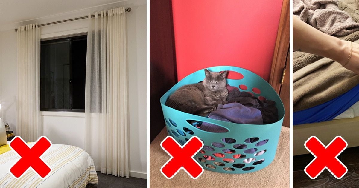 14 rzeczy, które nie powinny znajdować się w sypialni