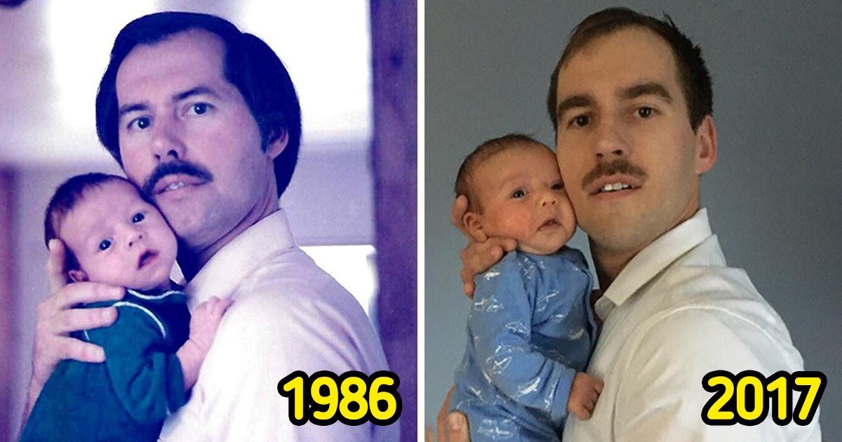 20 zdjęć, na których ludziom udało się odtworzyć rodzinne wspomnienia