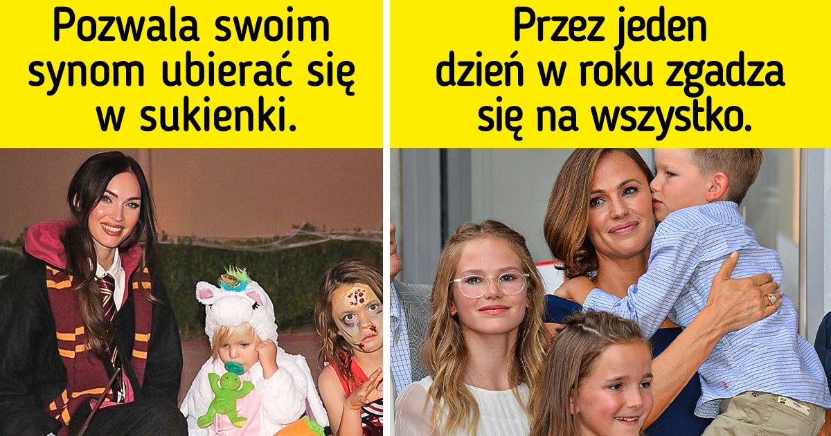 14 gwiazd, które mają nieszablonowe podejście do wychowywania dzieci