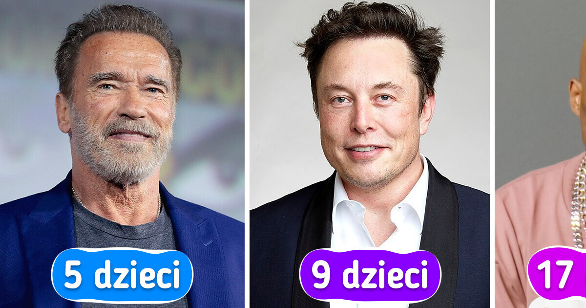 24 gwiazdy, które mają 5 lub więcej dzieci, a my o tym nie wiedzieliśmy