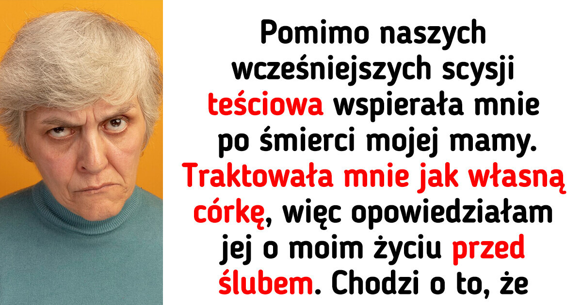 Powiedziałam teściowej, że mam dziecko z innym mężczyzną, a ona zareagowała zaskakująco spokojnie