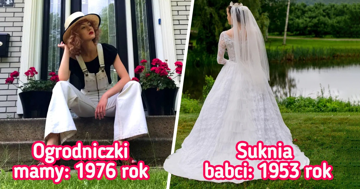 21 osób ocaliło rodzinne ubrania sprzed lat, udowadniając, że moda cyklicznie wraca