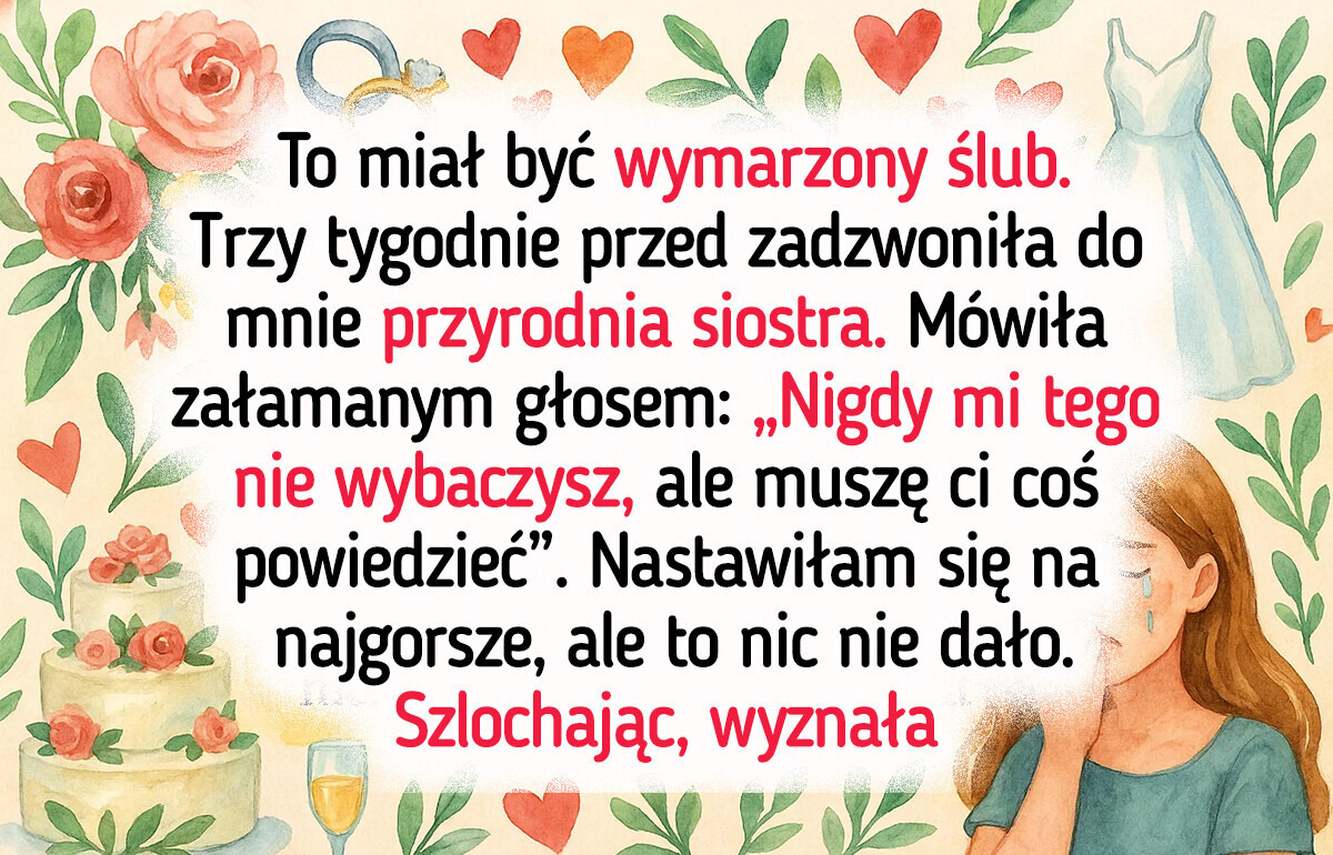 Moja przyrodnia siostra zrujnowała mi ślub — a teraz rodzina nazywa mnie zgorzkniałą Moja przyrodnia siostra zrujnowała mi ślub — a teraz rodzina nazywa mnie zgorzkniałą