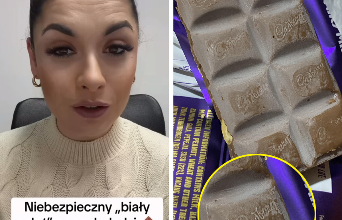 Zauważyłeś biały nalot na czekoladzie? Ekspertka wyjaśnia, czy trzeba ją teraz wyrzucić