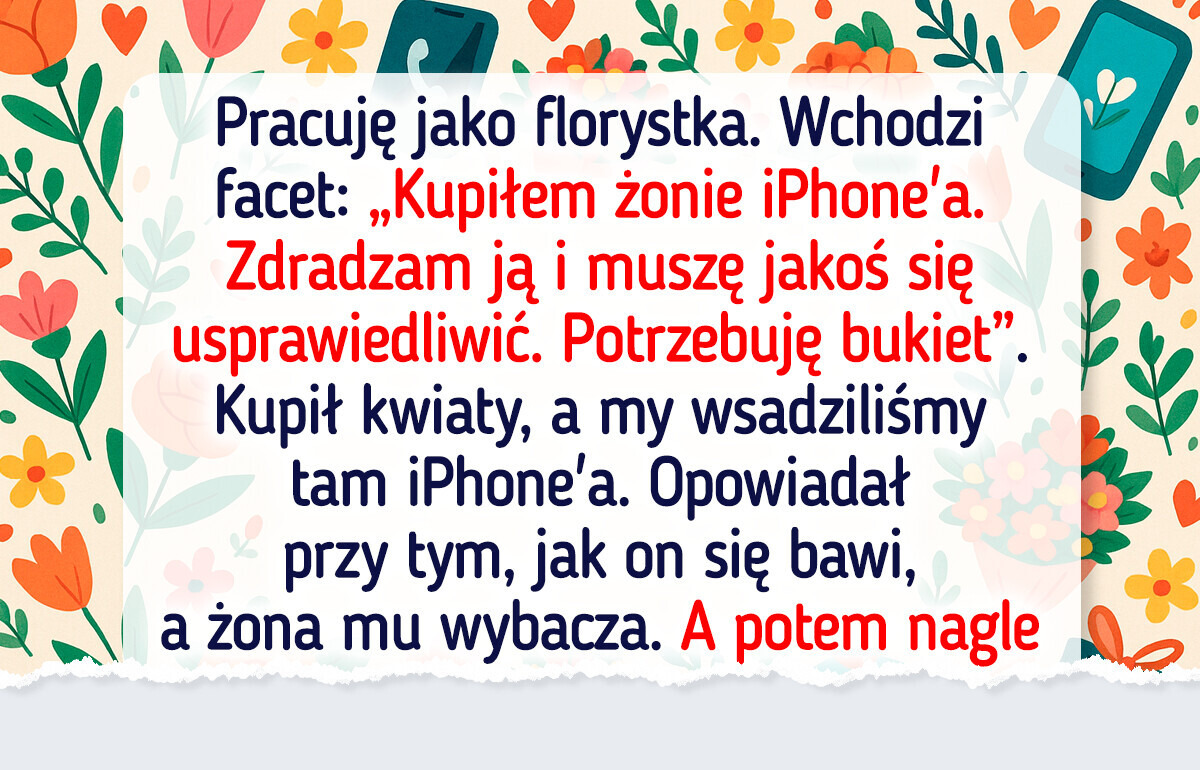 16 klientów i pracowników kwiaciarni opowiedziało historie, w których za bukietem kryje się komedia lub dramat
