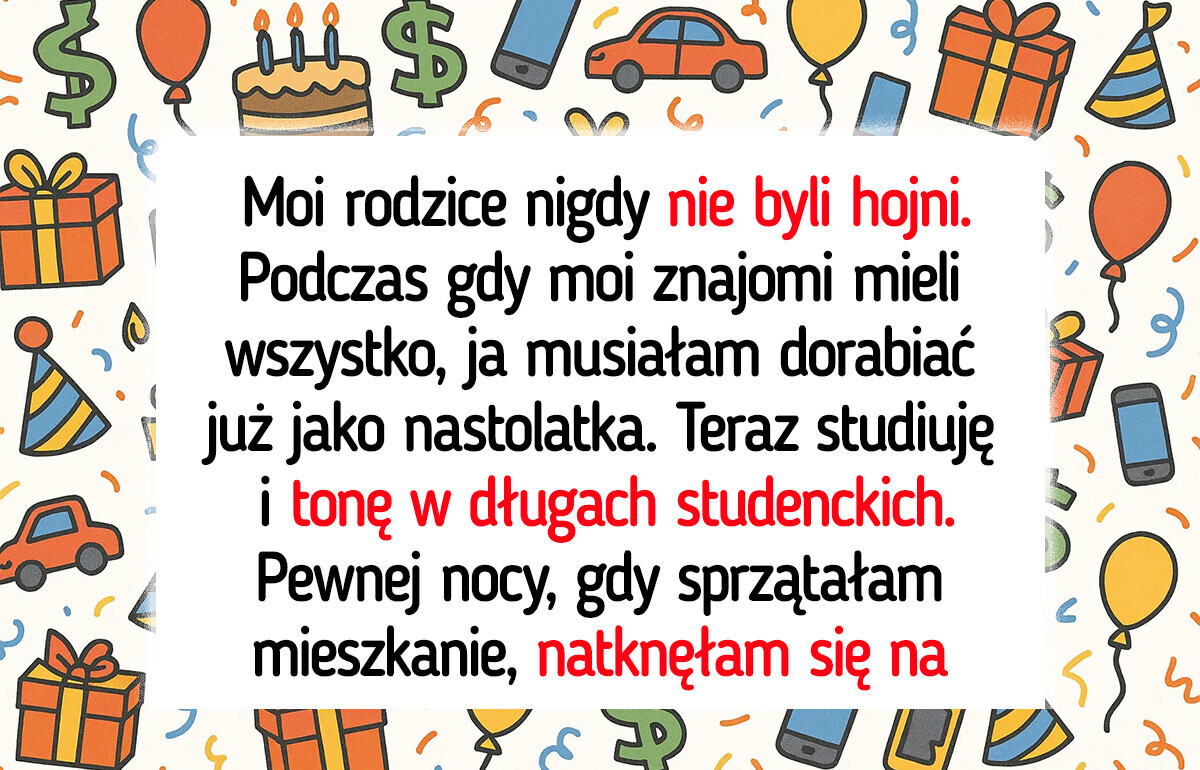 Rodzice zmusili mnie do ciężkiej pracy, a sami ukrywali majątek