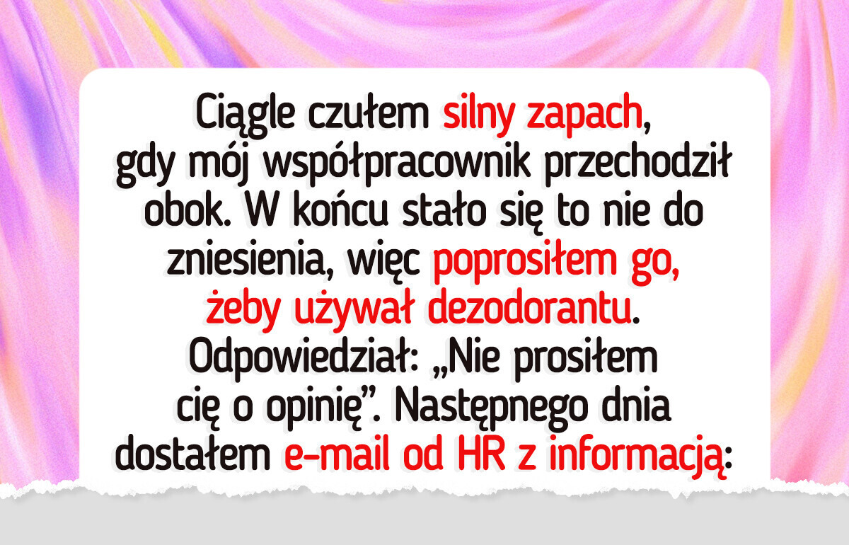 Chciałem być uprzejmy, a skończyłem na dywaniku w dziale kadr