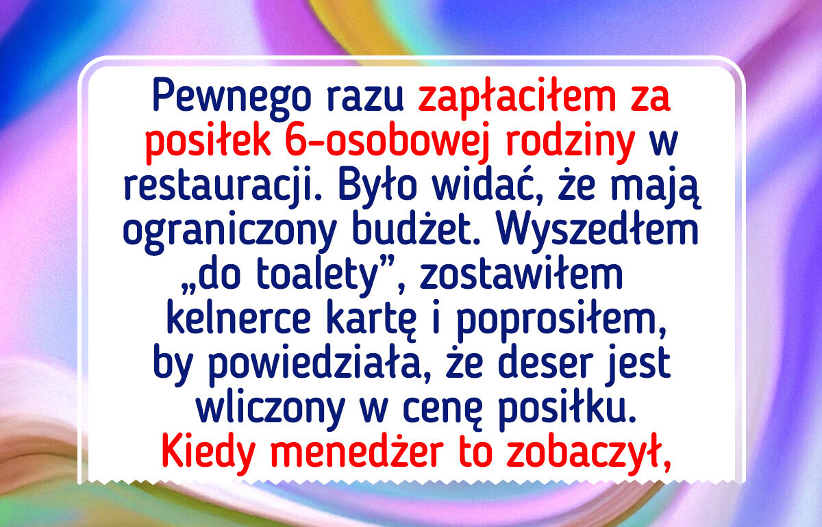12 wzruszających historii, które przywracają wiarę w ludzi 12 wzruszających historii, które przywracają wiarę w ludzi