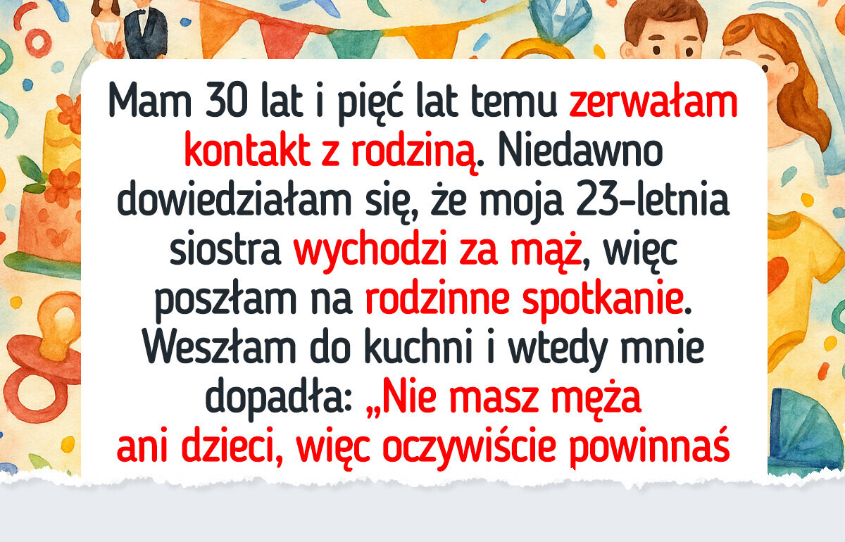 Odmówiłam opłacenia ślubu siostry. Zrobili ze mnie wroga numer jeden