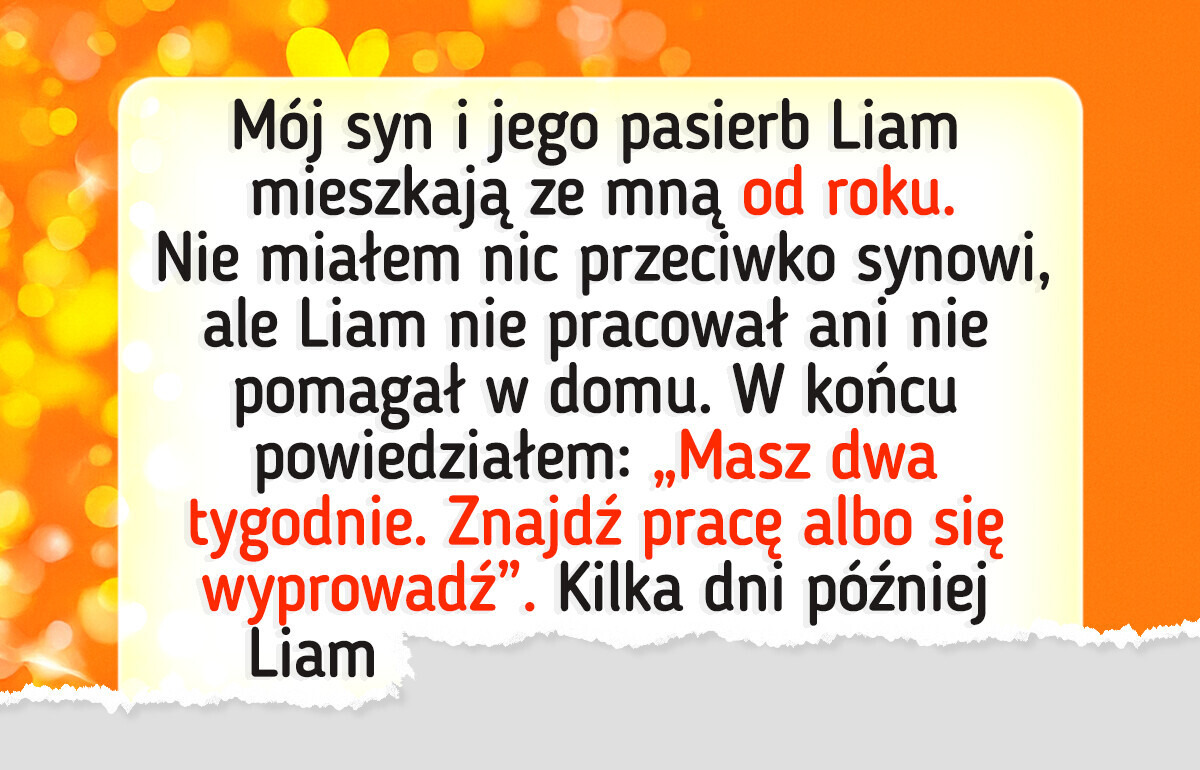 Chciałem zmotywować pasierba, a rozbiłem rodzinę