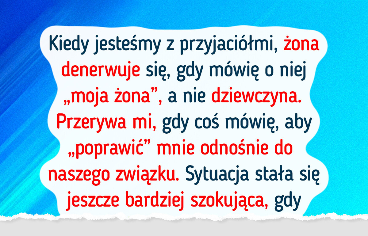 Moja żona publicznie traktuje mnie jak żart, a ja nie potrafię już udawać, że mnie to nie boli Moja żona publicznie traktuje mnie jak żart, a ja nie potrafię już udawać, że mnie to nie boli