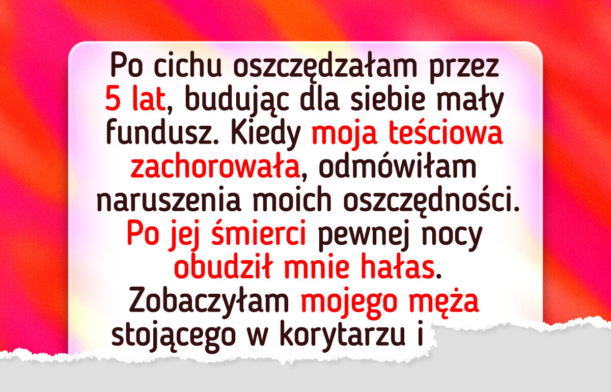 Nie pomogłam chorej teściowej i teraz mój mąż ma mi to za złe