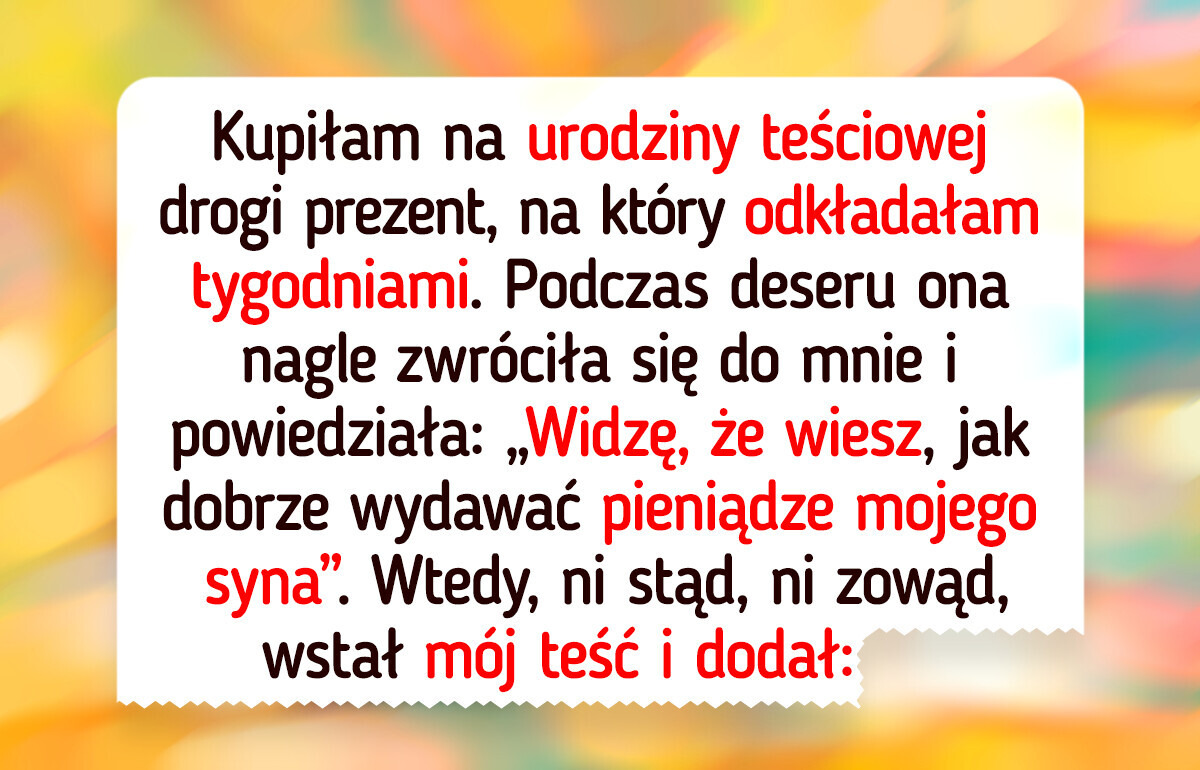 Teściowie upokorzyli mnie przy całej rodzinie — nie zamierzam milczeć