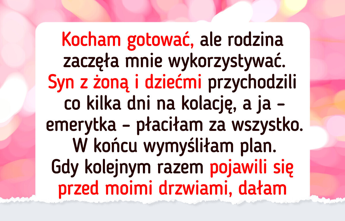 Mam dość tego, że moja rodzina traktuje mój dom jak restaurację Mam dość tego, że moja rodzina traktuje mój dom jak restaurację