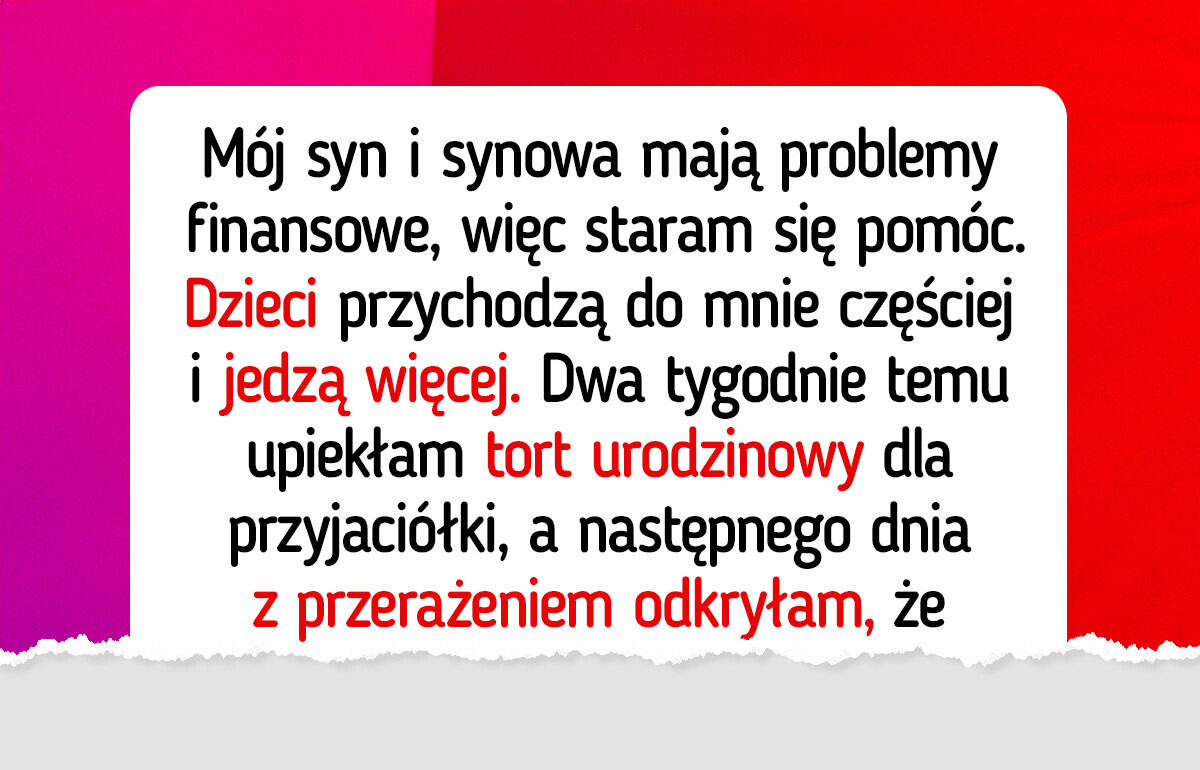 Nie zgadzam się, by synowa traktowała mój dom jak restaurację Nie zgadzam się, by synowa traktowała mój dom jak restaurację