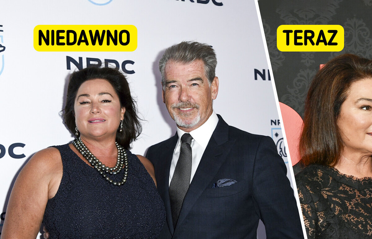 Żona Pierce’a Brosnana schudła 45 kg — jej metamorfoza zachwyca fanów
