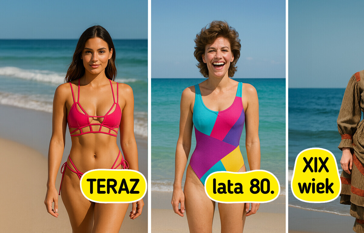 10 strojów kąpielowych ukazujących ewolucję mody plażowej 10 strojów kąpielowych ukazujących ewolucję mody plażowej