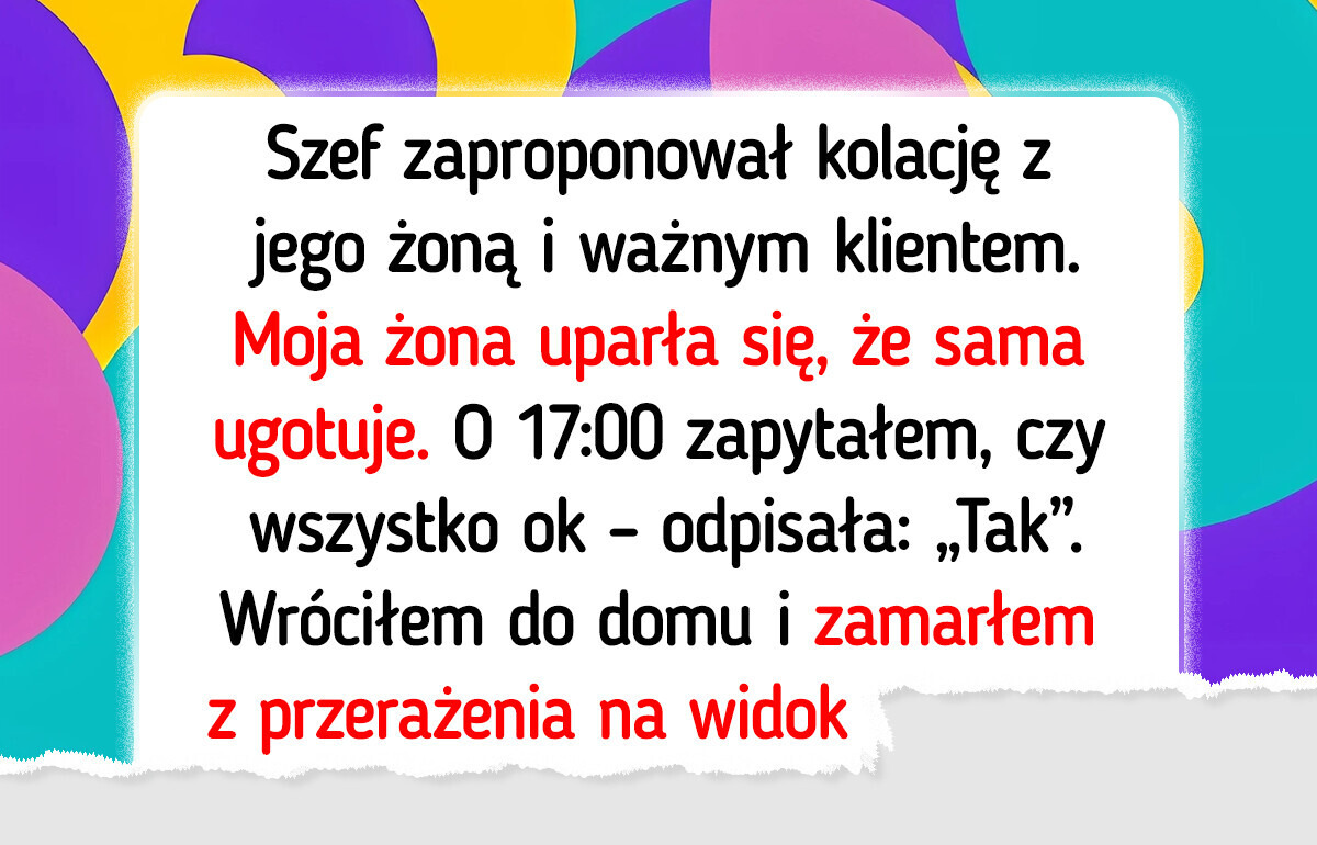 Moja żona zawstydziła mnie przed szefem, nie mogę jej tego wybaczyć