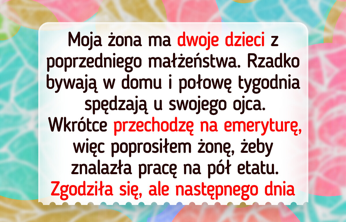 Uważam, że moja żona powinna znaleźć pracę, skoro ja opłacam wszystkie rachunki Uważam, że moja żona powinna znaleźć pracę, skoro ja opłacam wszystkie rachunki