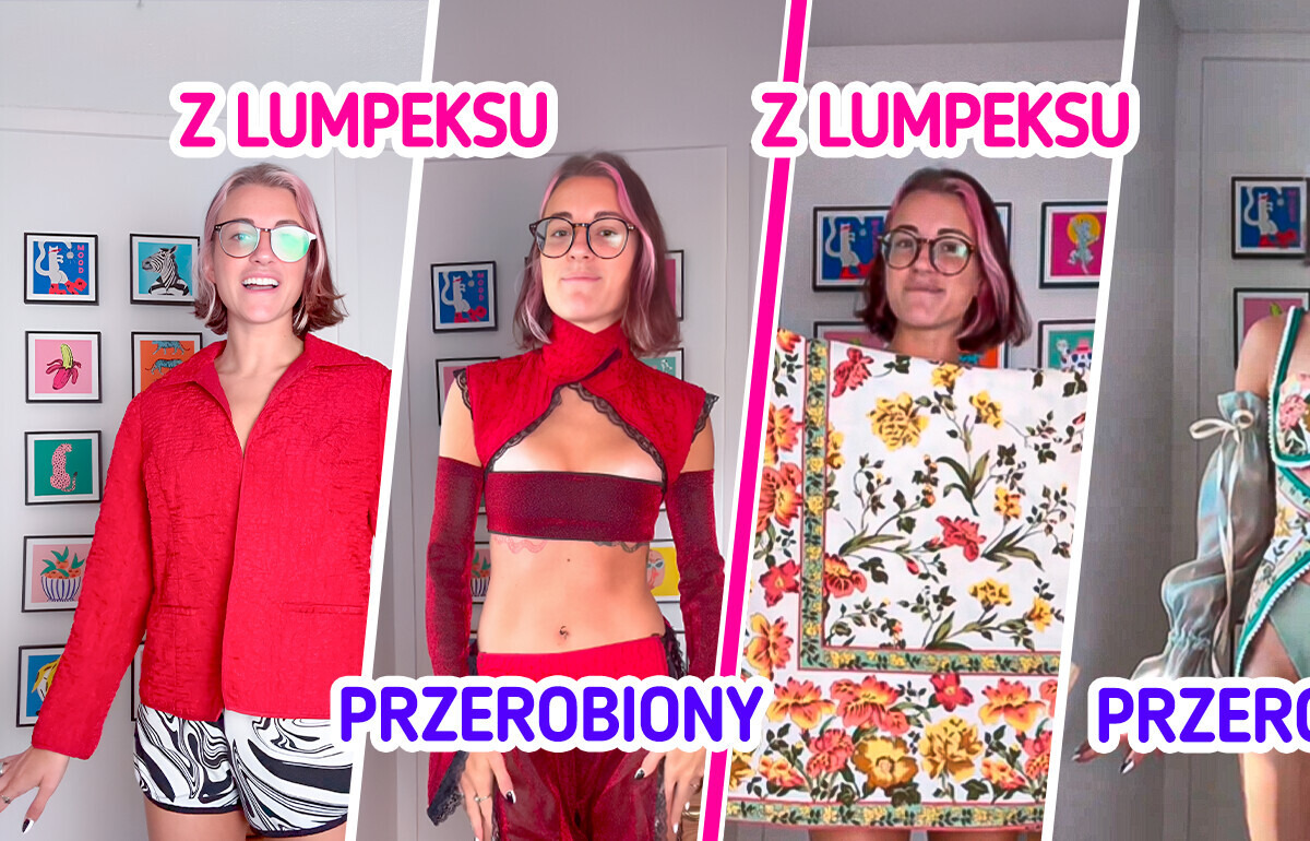 Dziewczyna zamienia ubrania z lumpeksu w modowe skarby, dowodząc, że nie musisz wydawać fortuny, aby być na topie