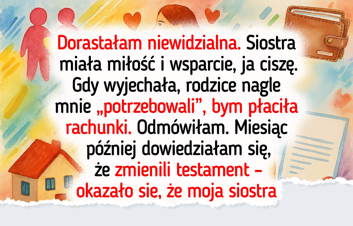 Po latach obojętności rodziców powiedziałam dość, nie będę ich utrzymywać Po latach obojętności rodziców powiedziałam dość, nie będę ich utrzymywać