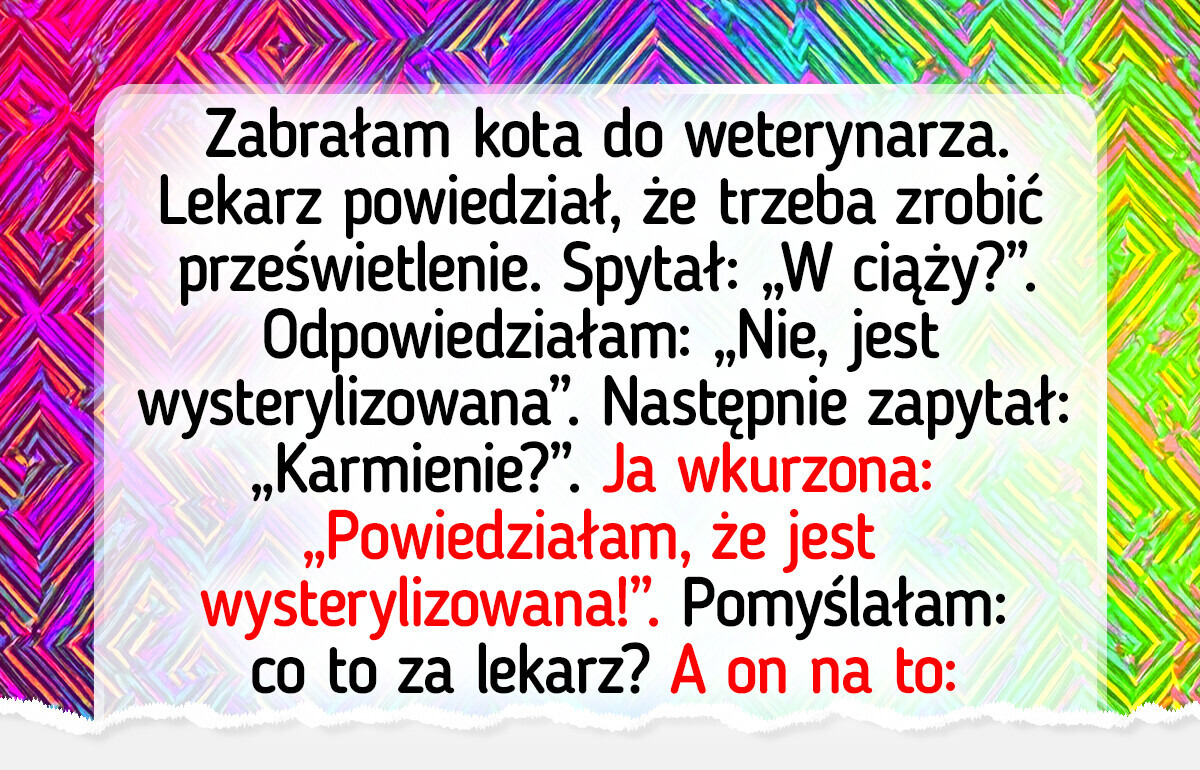 18 osób, które poszły ze swoim zwierzakiem do weterynarza i nie mogły powstrzymać się od śmiechu