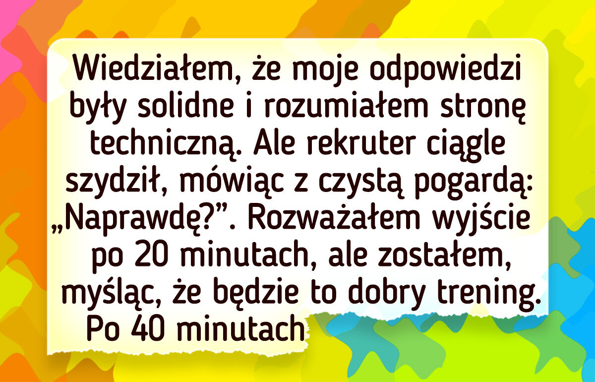 10 rozmów o pracę, które poszły niezgodnie z planem